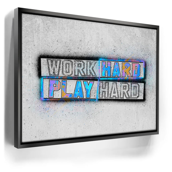 Featured image 5 for Work Hard Play Hard - Stencil II