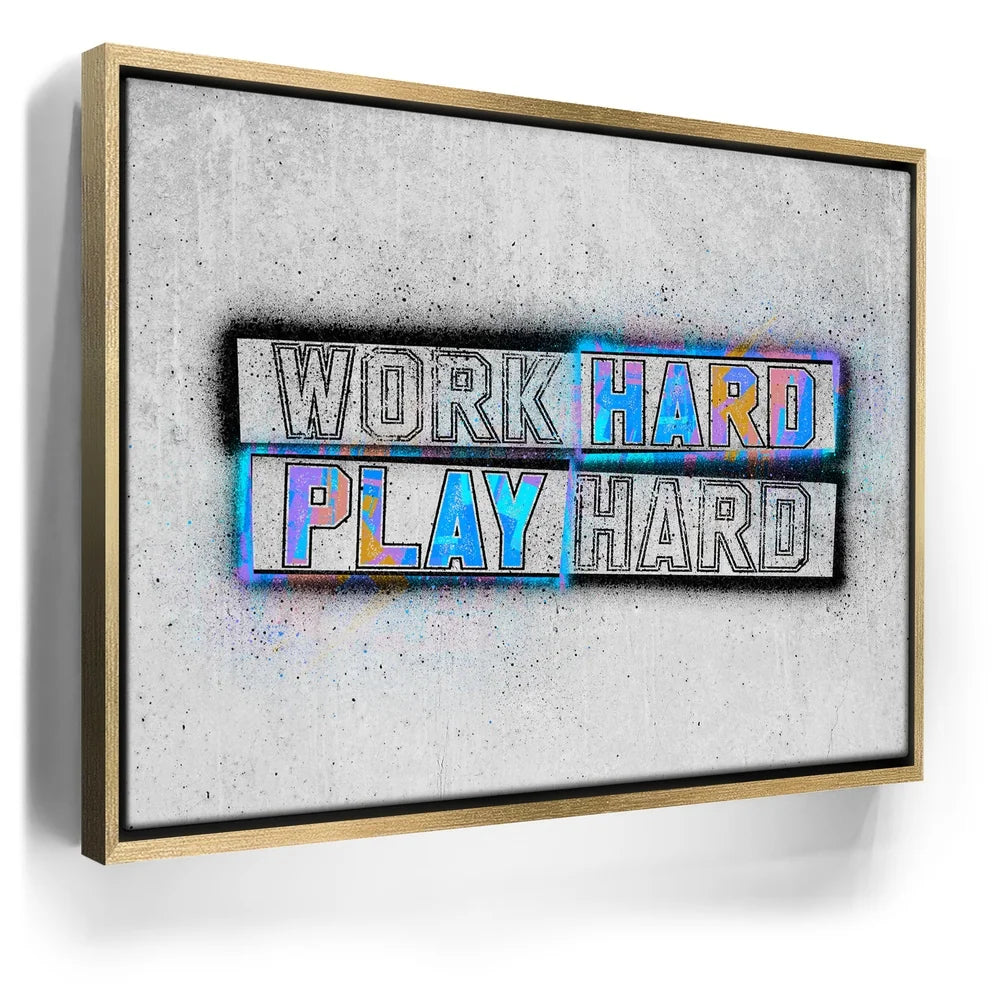 Featured image 7 for Work Hard Play Hard - Stencil II