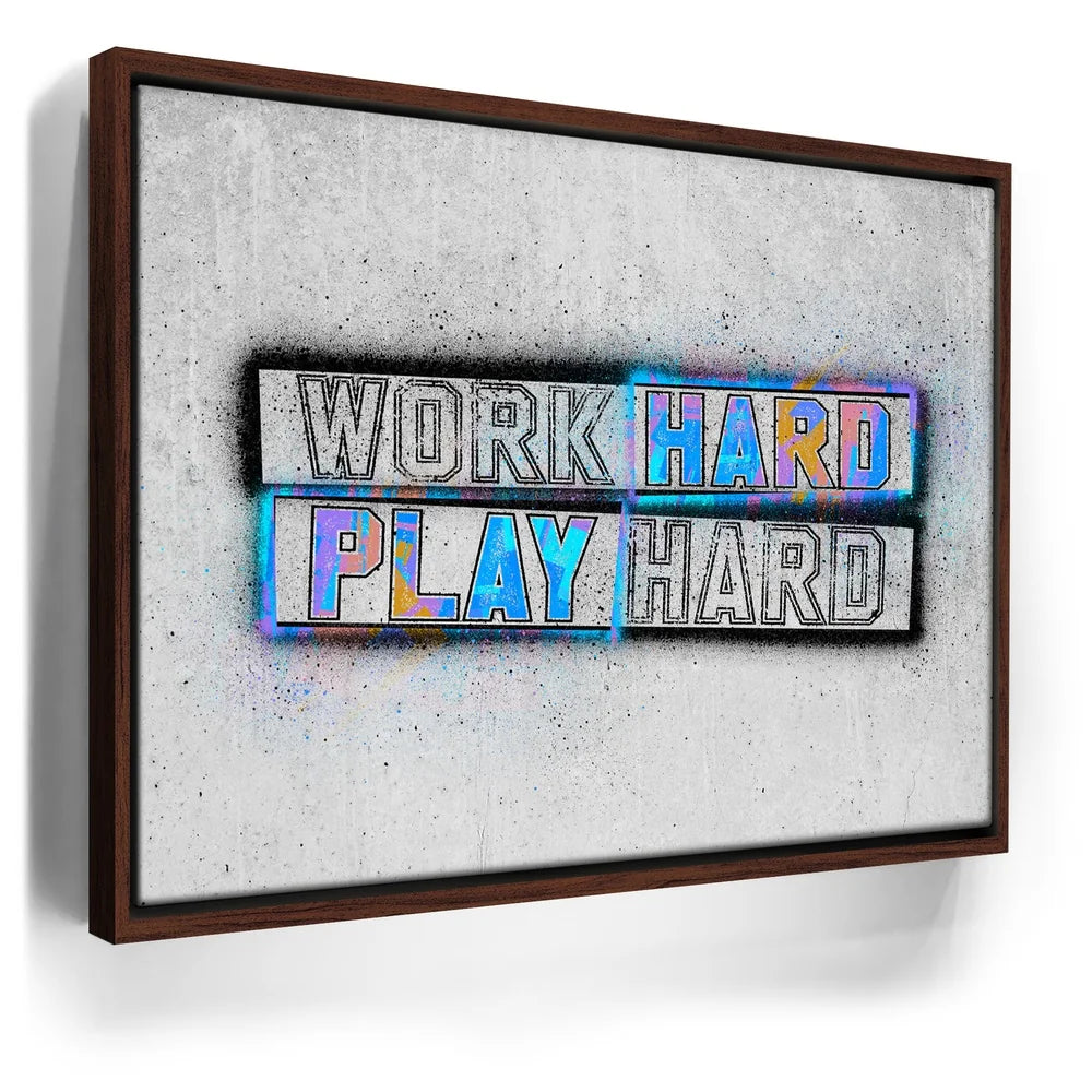 Featured image 10 for Work Hard Play Hard - Stencil II