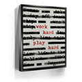 Featured image 5 for Work Hard Play Hard - Typed