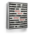 Featured image 8 for Work Hard Play Hard - Typed