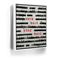 Featured image 6 for Work Hard Play Hard - Typed