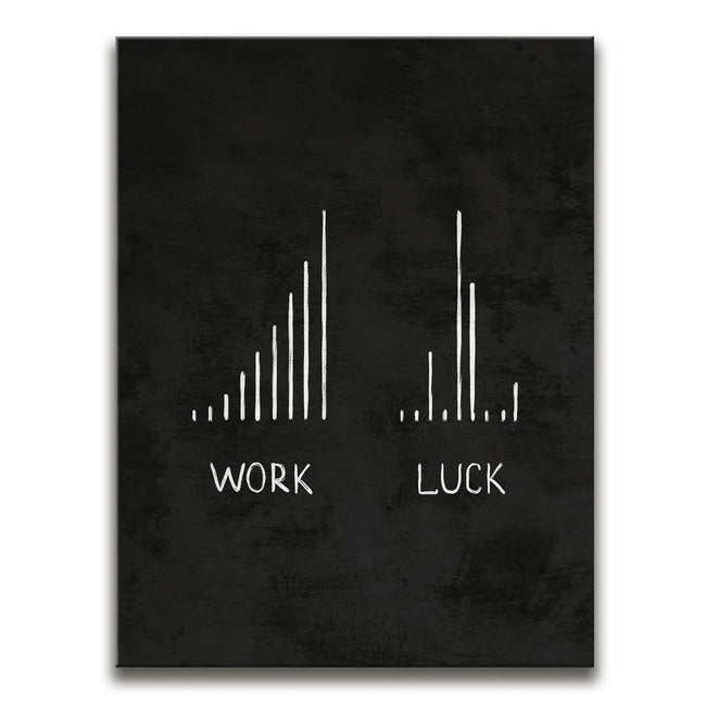 Featured image 1 for Work Vs. Luck - White