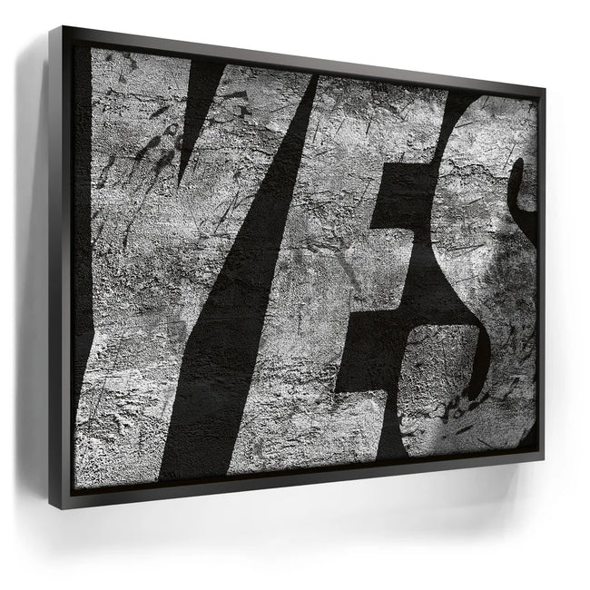 Featured image 5 for Yes - White Stencil