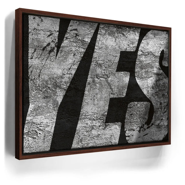 Featured image 10 for Yes - White Stencil