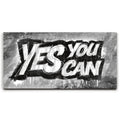 Featured image 1 for Yes You Can, B&W - Graffiti