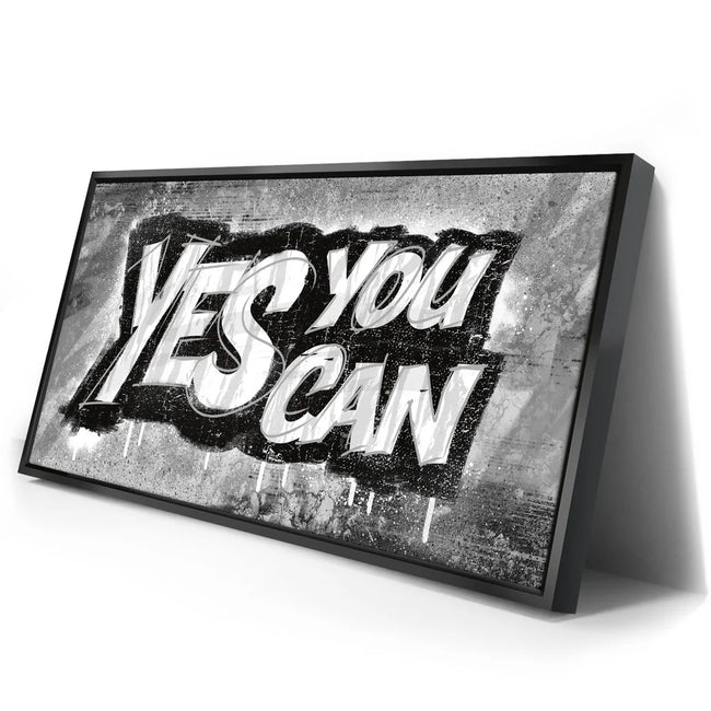 Featured image 2 for Yes You Can, B&W - Graffiti