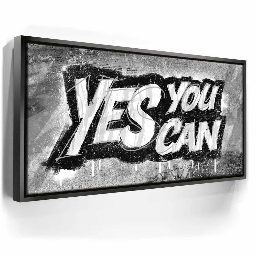 Featured image 5 for Yes You Can, B&W - Graffiti