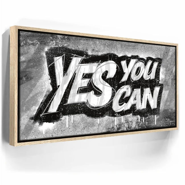 Featured image 9 for Yes You Can, B&W - Graffiti