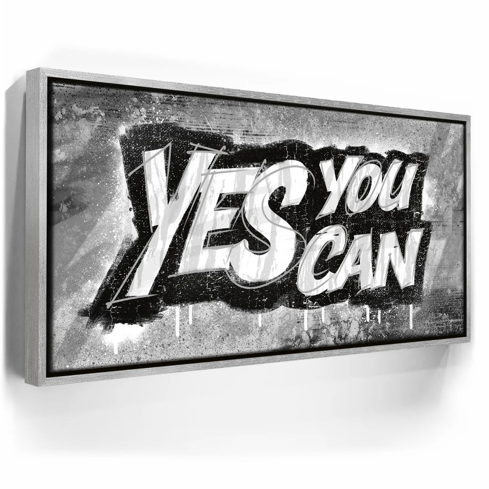 Featured image 8 for Yes You Can, B&W - Graffiti
