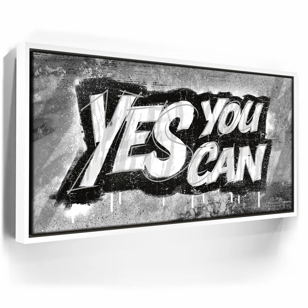 Featured image 6 for Yes You Can, B&W - Graffiti