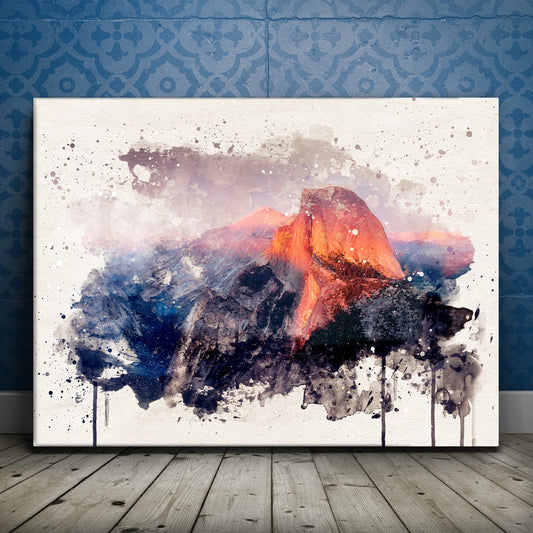 Yosemite - Half Dome Posters, Prints, & Visual Artwork TheGoatWallArt LANDSCAPE 24x18 0.75" STANDARD
