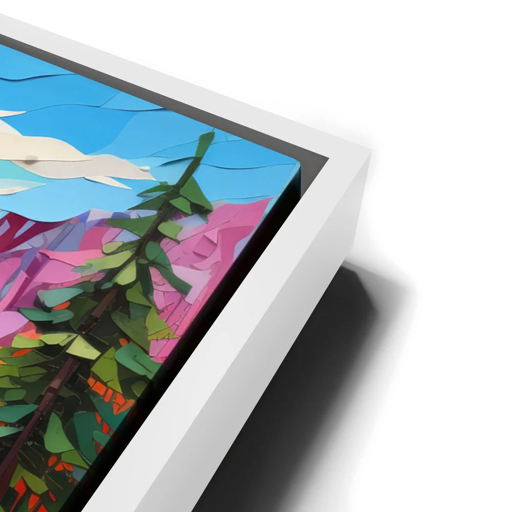 Featured image 13 for Yosemite Falls, Yosemite - Paper Design Style