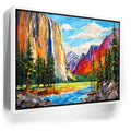 Featured image 6 for Yosemite Falls, Yosemite - Paper Design Style