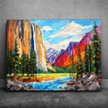 Featured image 1 for Yosemite Falls, Yosemite - Paper Design Style