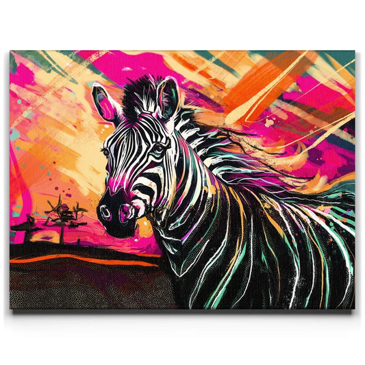 Zebra Sunset