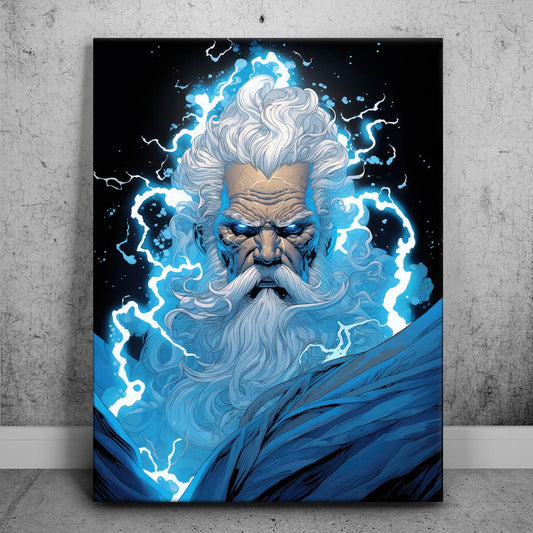 Zeus' Wrath Posters, Prints, & Visual Artwork TheGoatWallArt PORTRAIT 18x24 0.75" STANDARD