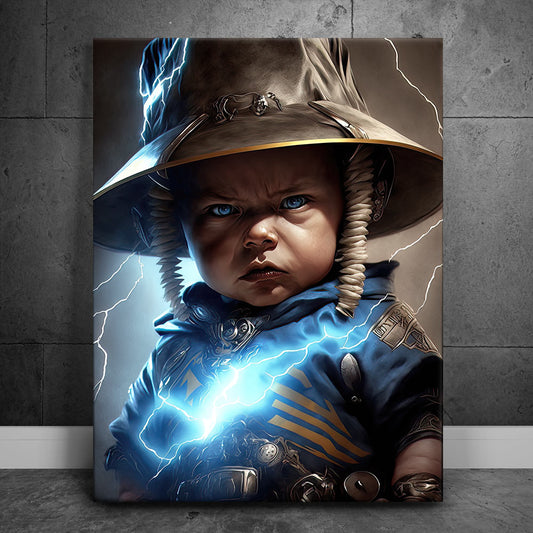 Baby Raiden Posters, Prints, & Visual Artwork TheGoatWallArt PORTRAIT 18x24 0.75" STANDARD