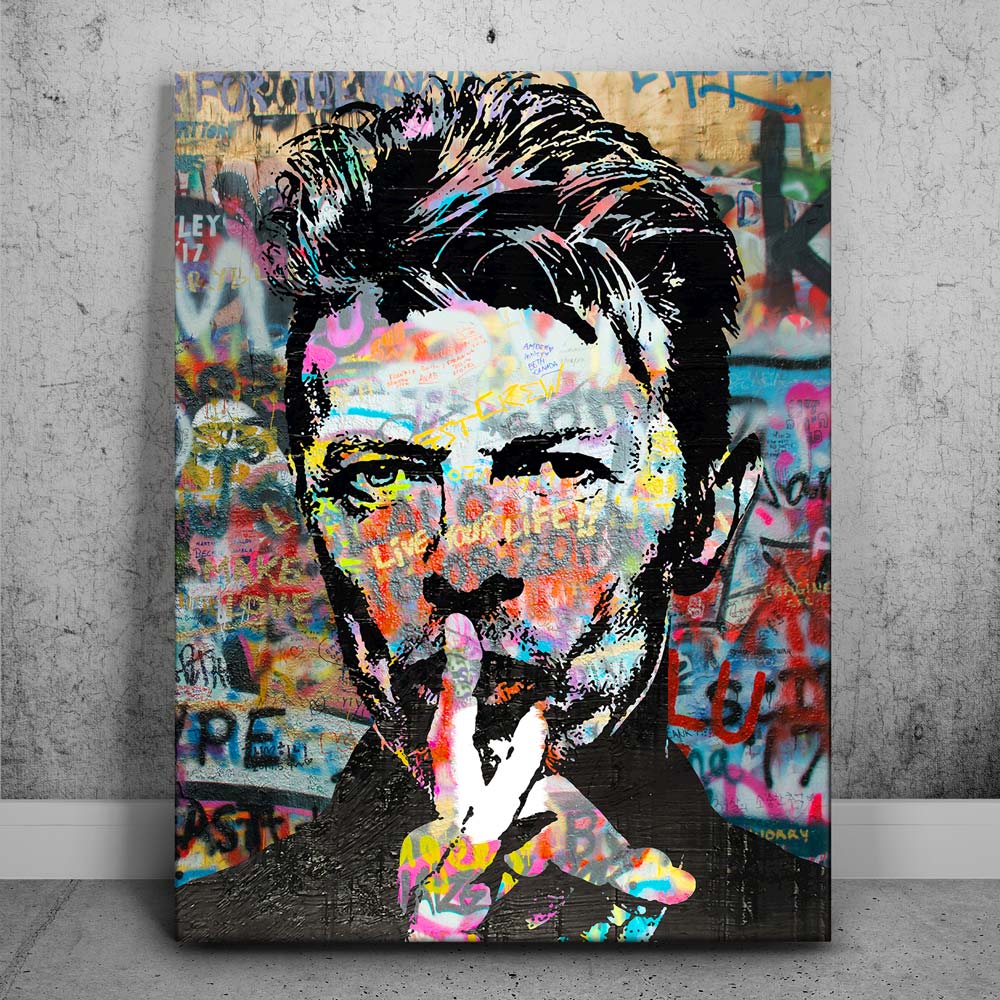 Bowie Graffiti Canvas Set