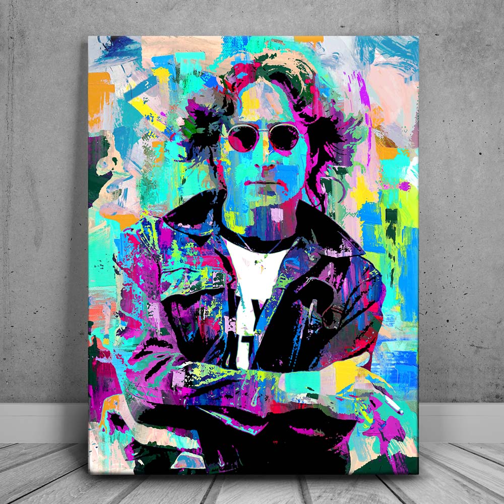 Colorful Abstract Lennon