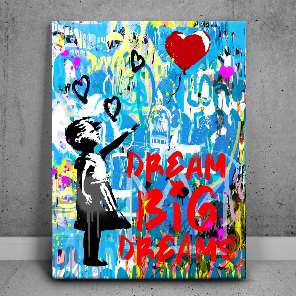 Dream Big Dreams - Banksy Warhol Mashup