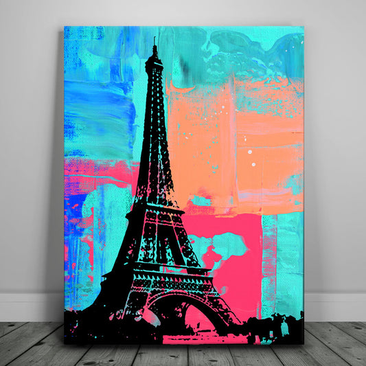 Eiffel Tower II Posters, Prints, & Visual Artwork TheGoatWallArt PORTRAIT 18x24 0.75" STANDARD