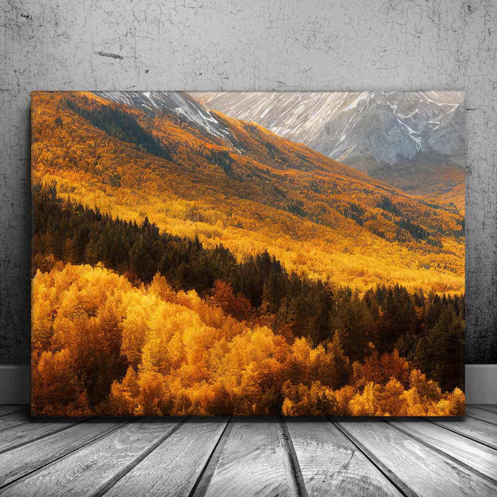 Fall Mountain Landscape III – TheGOATWallArt