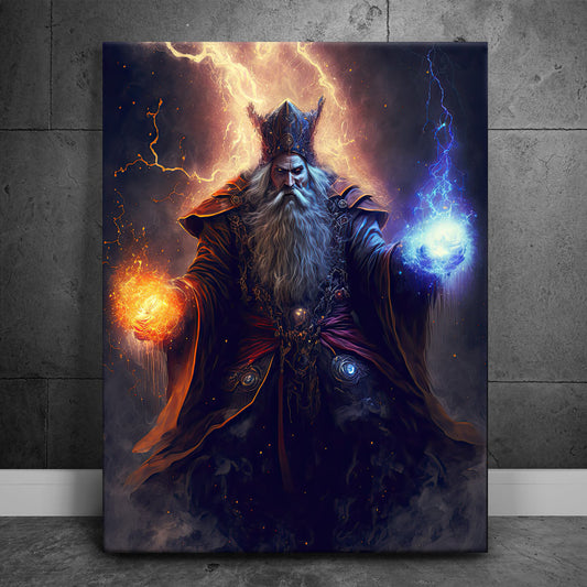 Fire & Ice Posters, Prints, & Visual Artwork TheGoatWallArt PORTRAIT 18x24 0.75" STANDARD