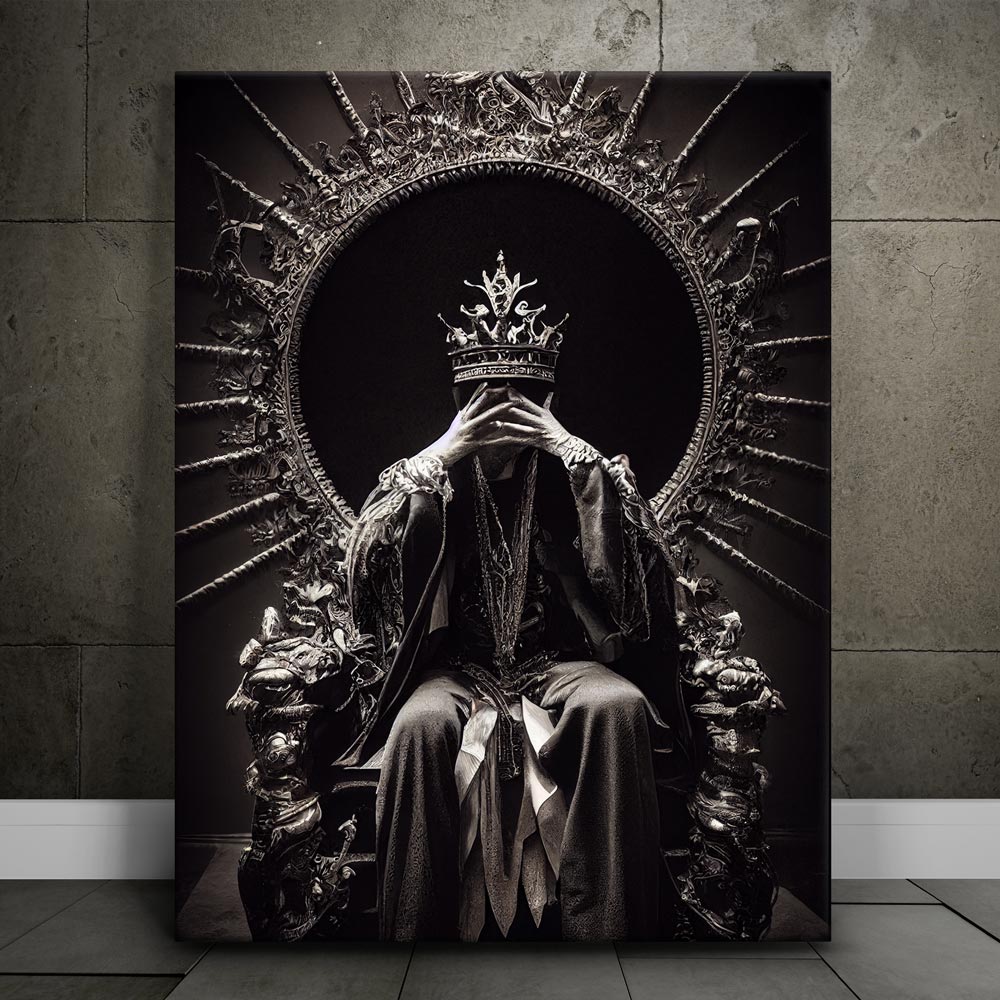 Heavy Lies the Crown TheGOATWallArt