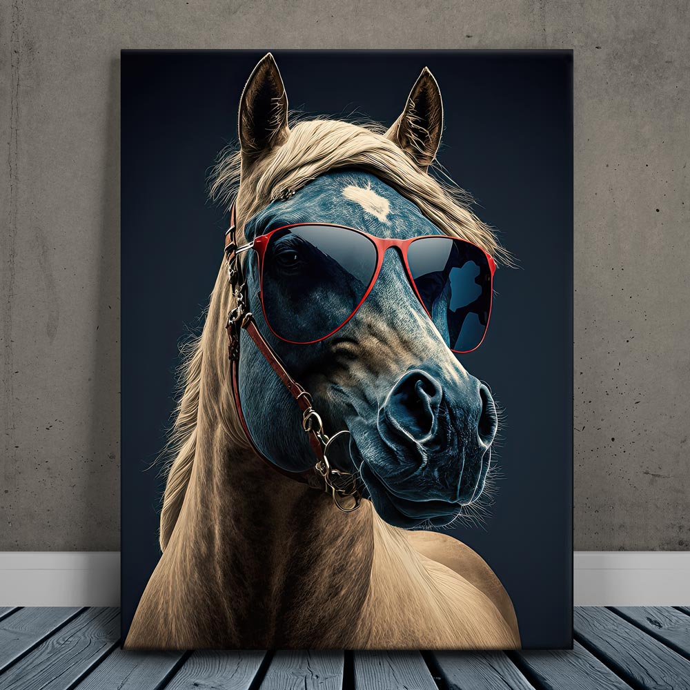 Horse Wearing Glasses II