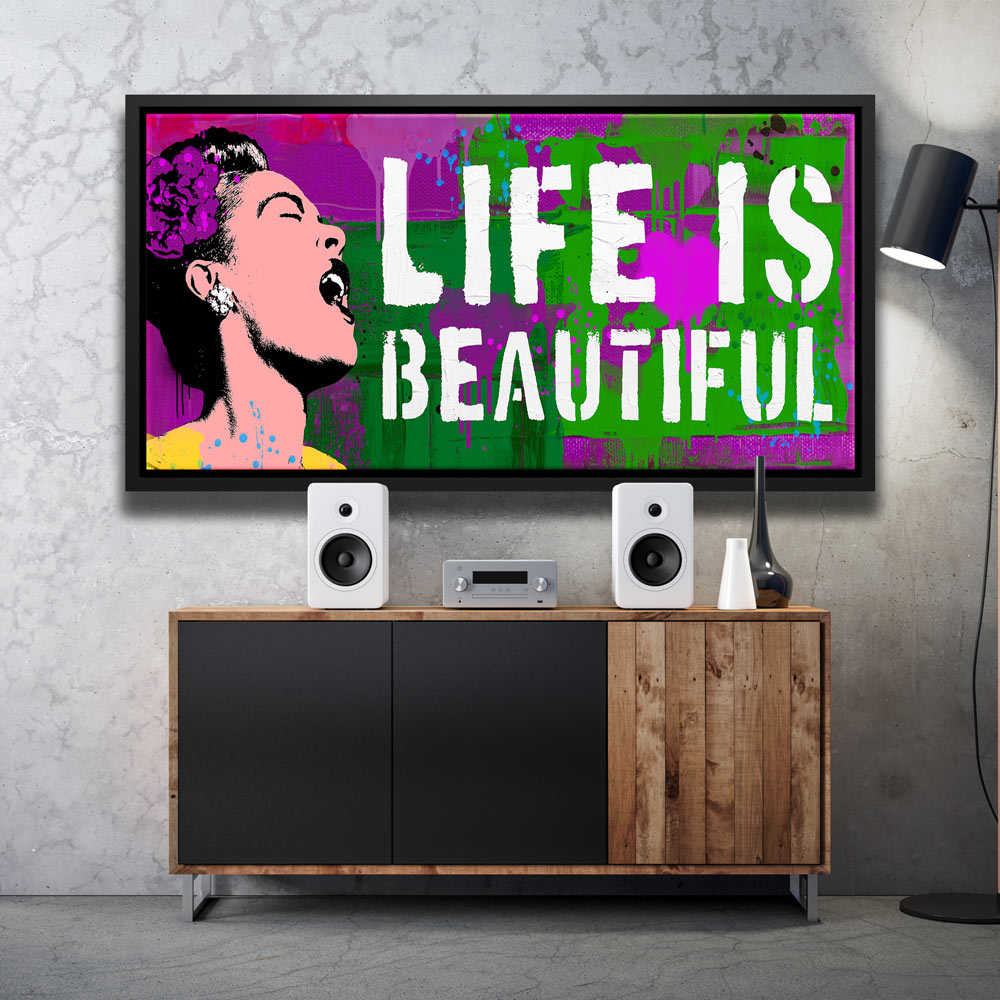 Life Is Beautiful - Banksy Warhol Mashup