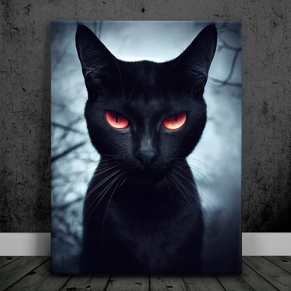Mystical Black Cat
