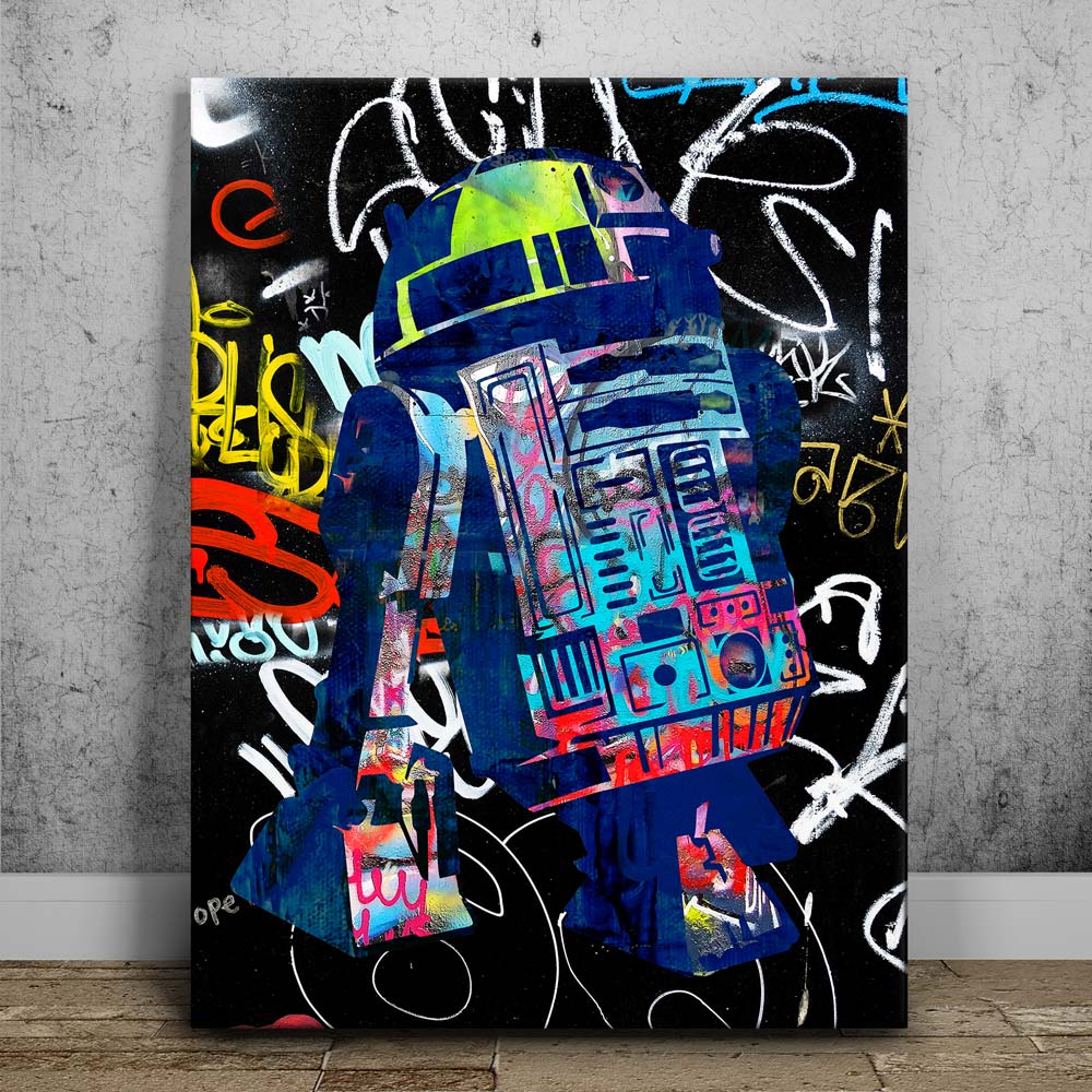 R2-D2 Graffiti Canvas Set