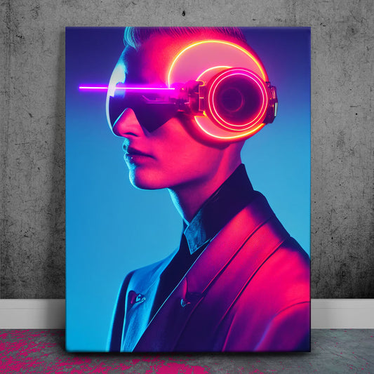 Synth Man Posters, Prints, & Visual Artwork TheGoatWallArt PORTRAIT 18x24 0.75" STANDARD