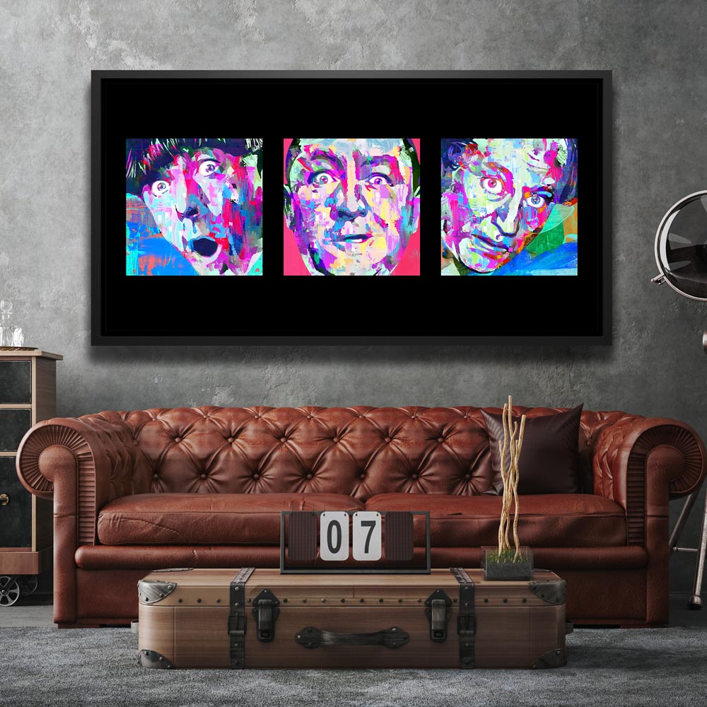 The Three Stooges Canvas Set