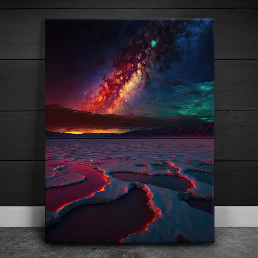 Tide Pool Milky Way Posters, Prints, & Visual Artwork TheGoatWallArt PORTRAIT 18x24 0.75" STANDARD